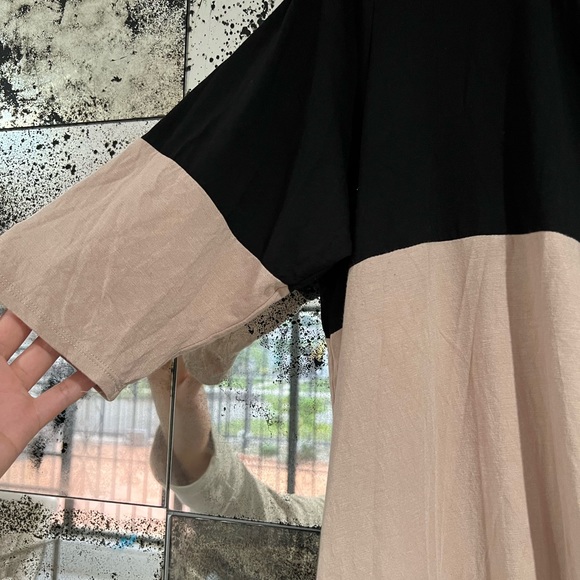 Beeson River Block Print Tee with Knot Detail, Size 3XL - Picture 2 of 6